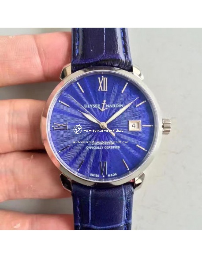 Ulysse Nardin San Marco Classico 8153-111-2-E3 FK Stainless Steel Blue 