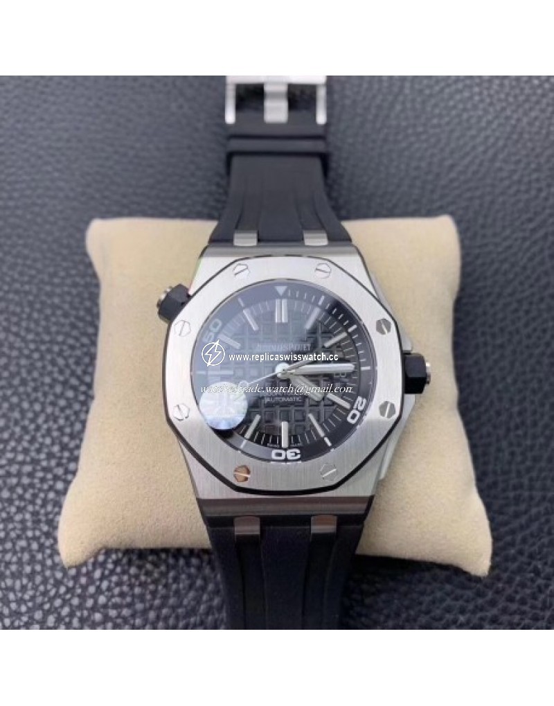 Audemars Piguet Royal Oak Offshore Diver 15703 JF V9.5 Stainless Steel Black 