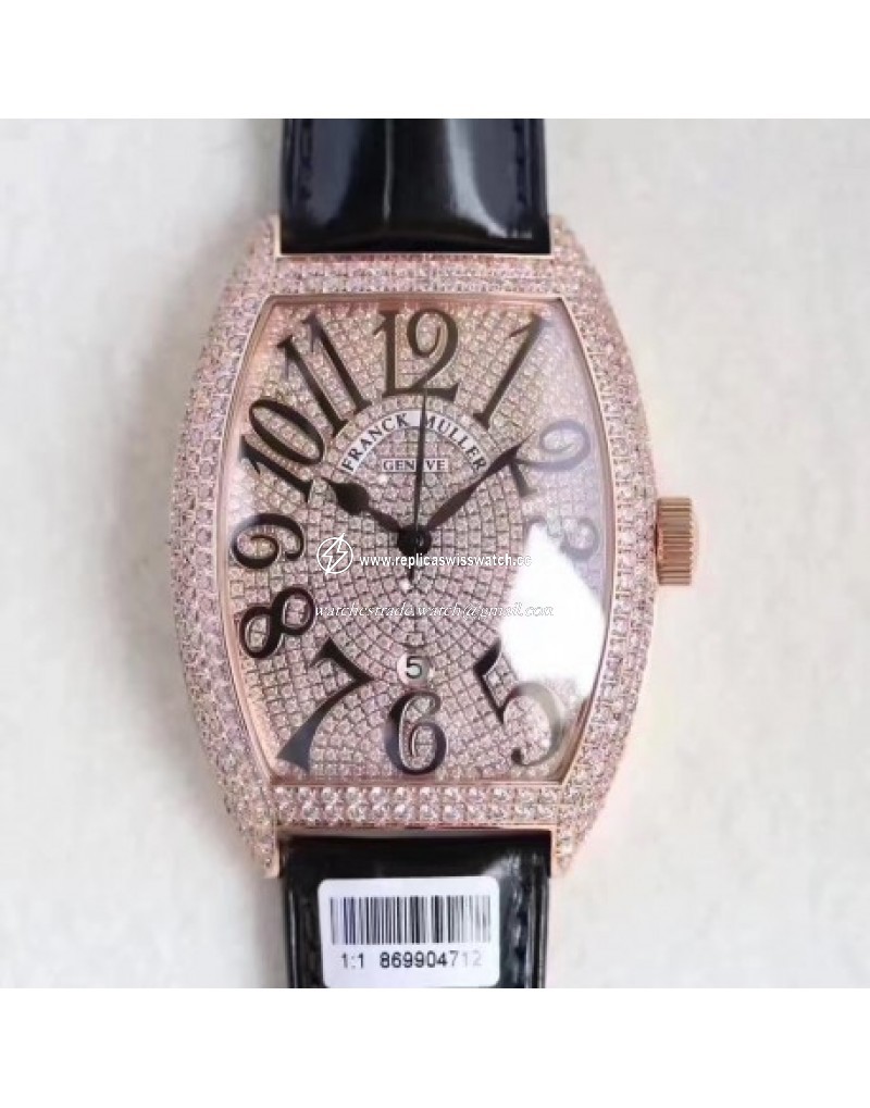 Franck Muller 8880 SC DT ZX Rose Gold & Diamonds Diamond 